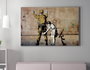 Wallity Lienzo Decorativo Banksy WY14 (50 x 70 cm)